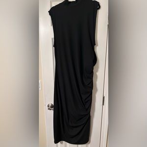 ELOQUII Black Ruched Bodycon Dress size 22